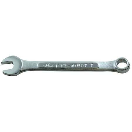 K-Tool International Raised Panel Combo Wrench, 12Pt, 7mm KTI-41607
